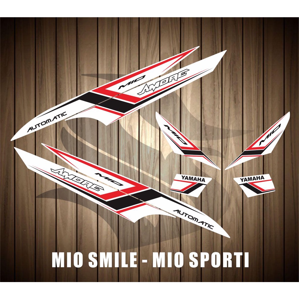 STRIPING STIKER VARIASI MIO SMILE/SPORTY MOTIF TERBARU STIKER STRIPING YAMAHA MIO SPORTY VARIASI PUT