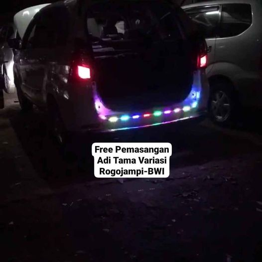 Tail Gate Lampu Bagasi Sein Running RGB & Ice Blue 120cm Mobil