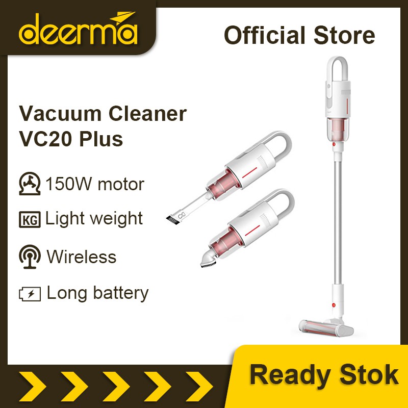 

Deerma VC20 Plus Cordless Vacuum Cleaner Portable Handheld Penyedot Debu