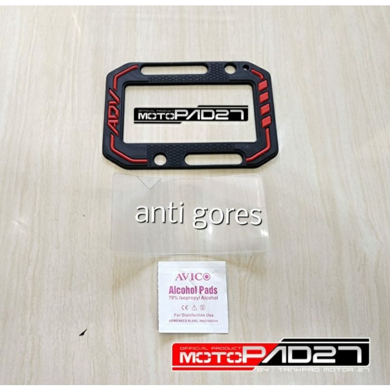 Stiker antigores spidometer ADV 160 bahan Rubber