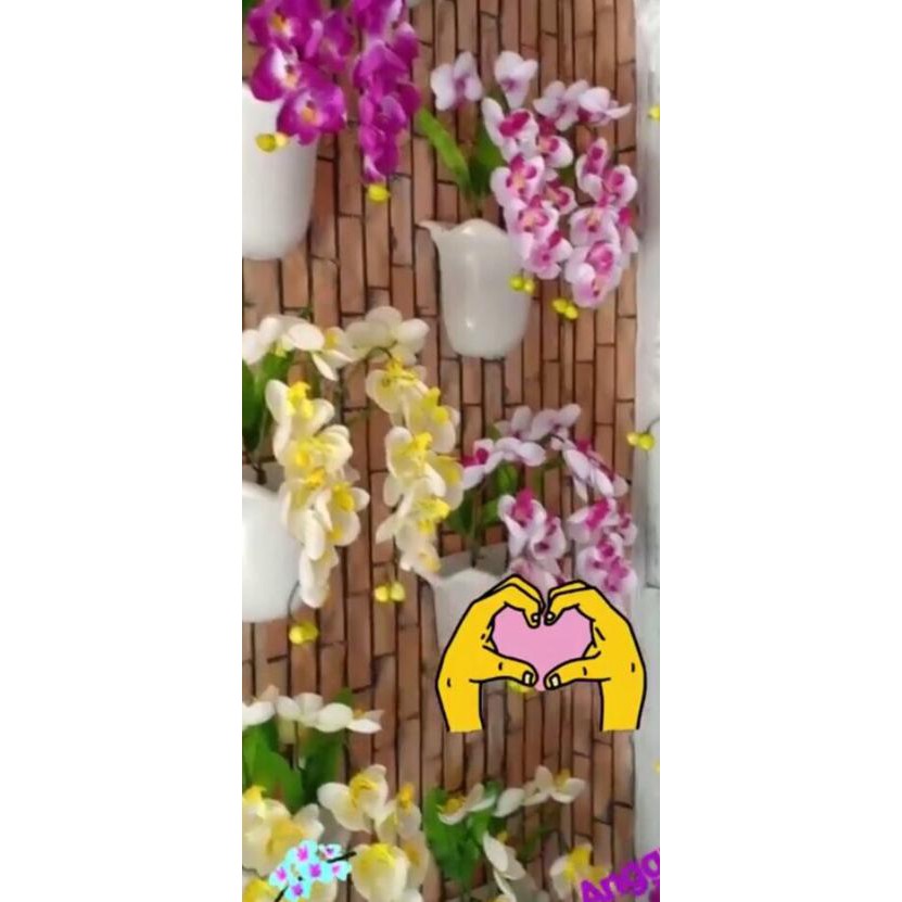 Bagus  ANGGREK DINDING pot dinding pot gantung anggrek plastik pot plastik anggrek artificial ..