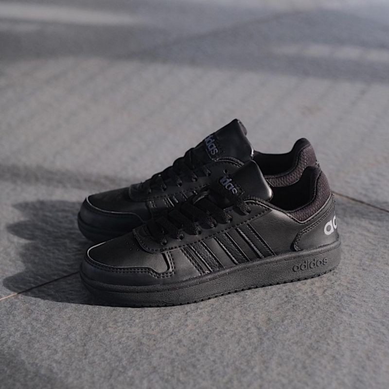 ADIDAS HOOPS LOW TRIPLE BLACK