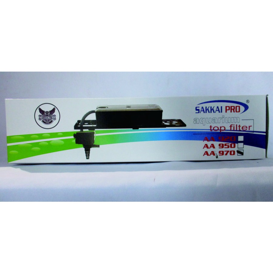 Pompa aquarium lengkap SAKKAI PRO AA 970 / Box Filter Aquarium Besar / Aquarium Acc