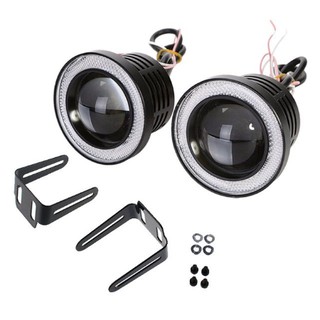 Foglamp LED 89mm / 3.5 Inci Inch Pro   jector Angel Eyes