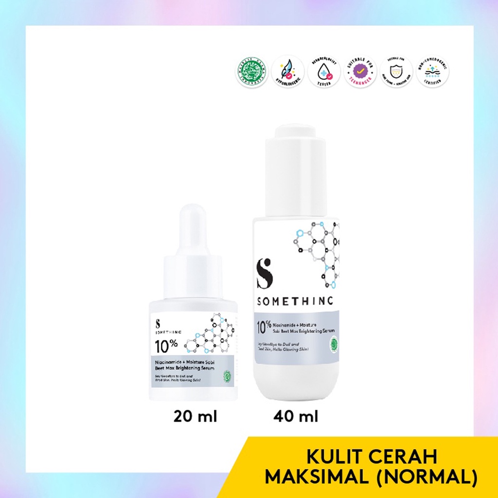 SOMETHINC 10% Niacinamide + Moisture Sabi Beet Max Brightening Serum - Kulit Cerah Maksimal (Normal)