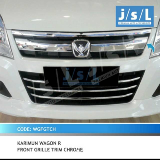 List grill depan Karimun Wagon R/ front grill trim chrome jsl