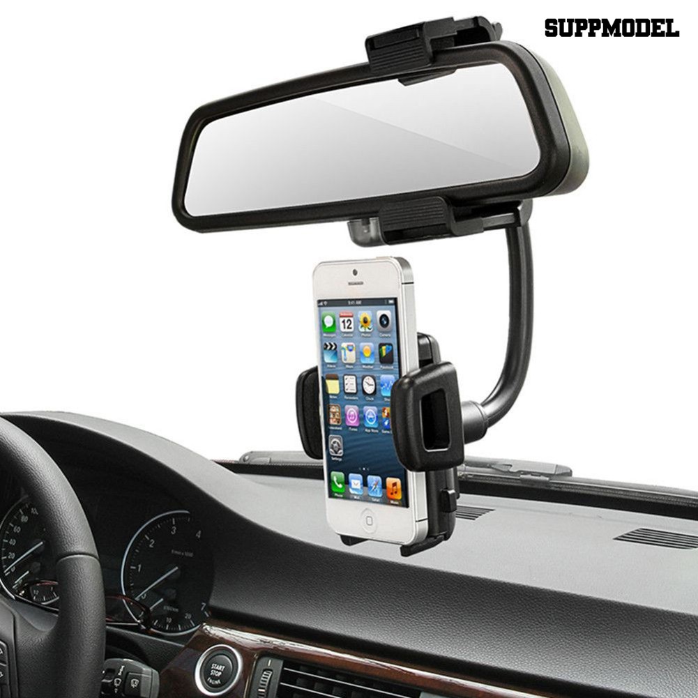 Suppmodel Stand Holder Smartphone Pda Mp3 Universal Untuk Kaca Spion Dalam Mobil