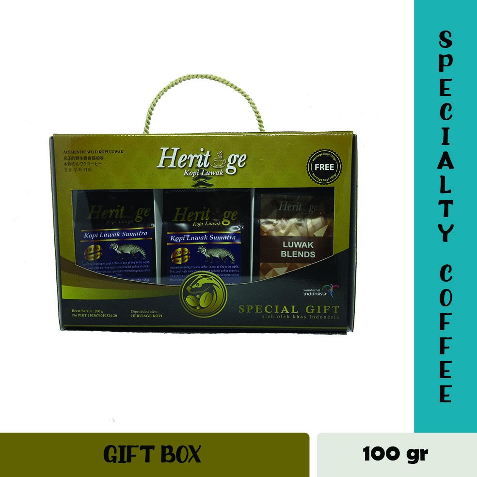 Kopi Luwak Liar Gayo Gift Package 300 gr