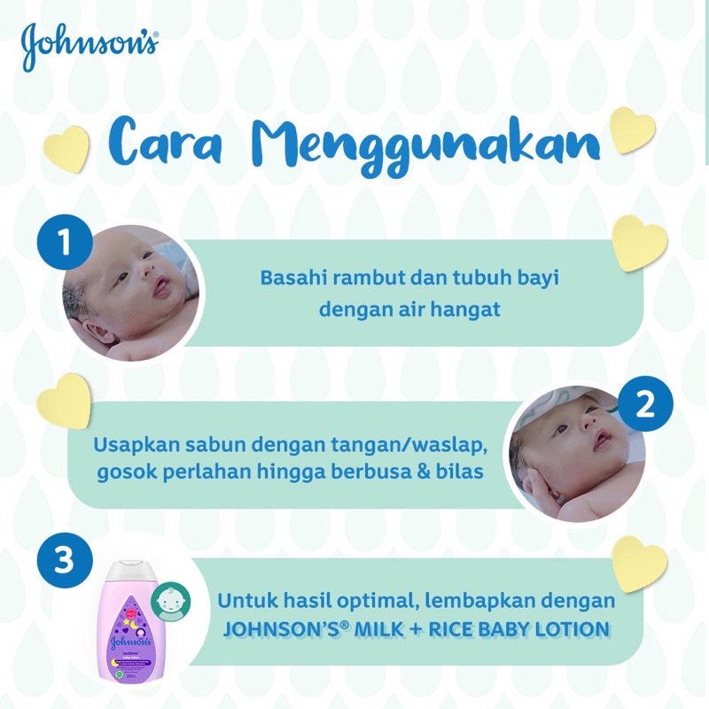 JOHNSON'S Bedtime Hair &amp; Body Baby Bath - Sabun Bayi 2in1 Refill 400ml