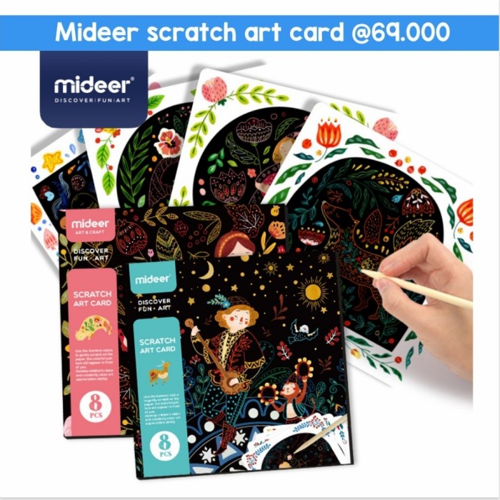

Produk Terbaru Mideer Scratch Card Art