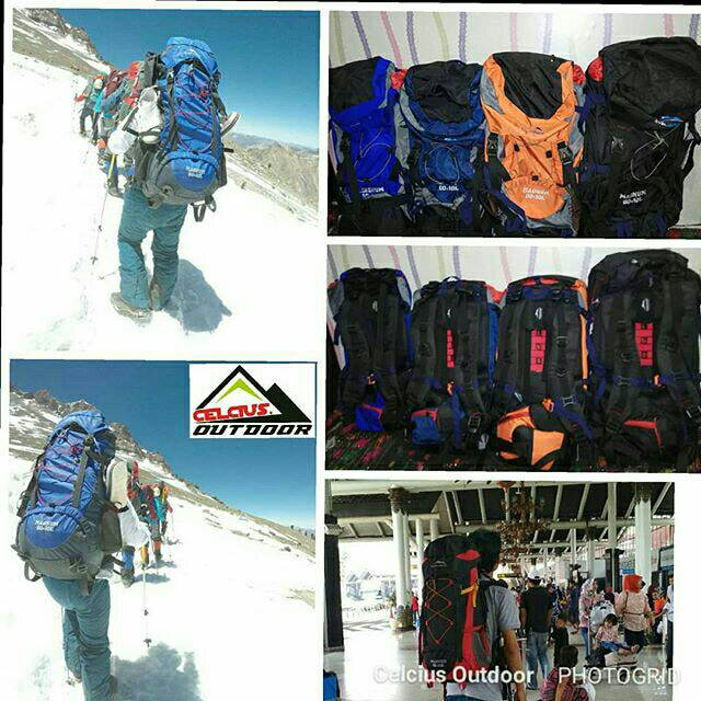 Tas Gunung 60 Liter Keril Carrier Rivermount Magnum