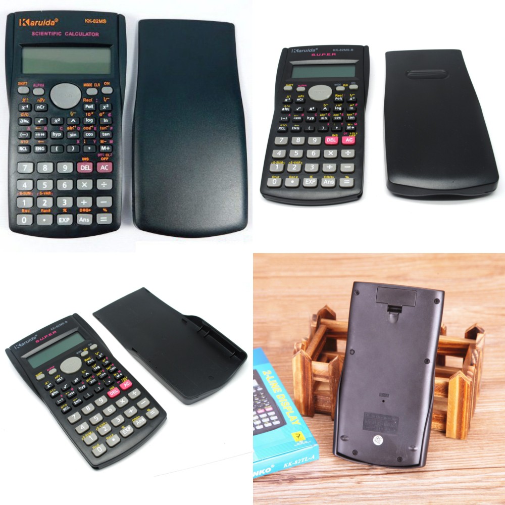 

Karuida Kalkulator Elektronik Scientific Calculator - KK-82MS-B - Black