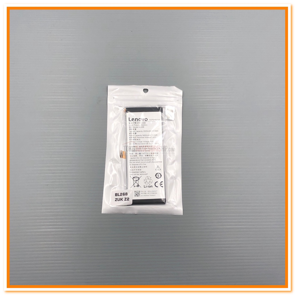 BATERAI LENOVO ZUK Z2 BATERAI LENOVO BL268 ORIGINAL