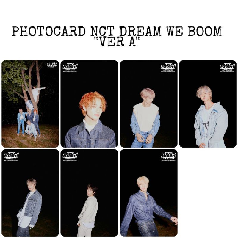 [READY STOCK] PHOTOCARD NCT DREAM - WE BOOM Ver 1 KPop Murah