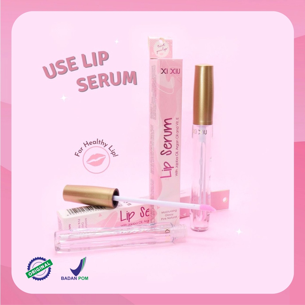 Xi Xiu Lip Serum With Jojoba Oil/Argan Oil/Vitamin E/3gr