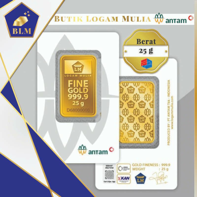 Logam Mulia Antam 25 gram