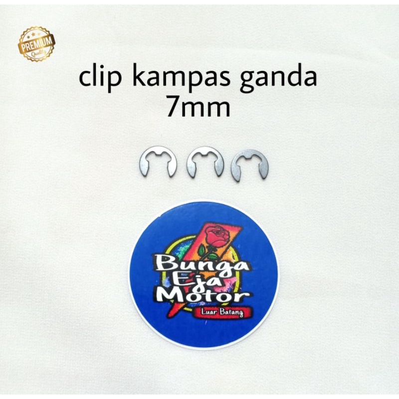 KLIP CLIP KAMPAS GANDA 7MM 3PCS NMAX AEROX PCX ADV VARIO 125 150 MIO J M3 XEON CIRCLIP