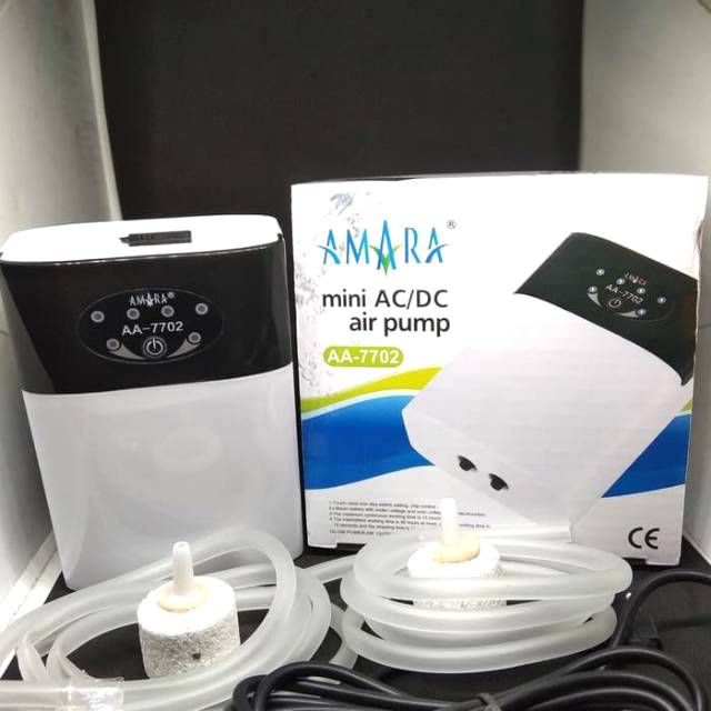 Amara Mini AA 7702 AC-DC USB pompa udara aerator Amara AA7702