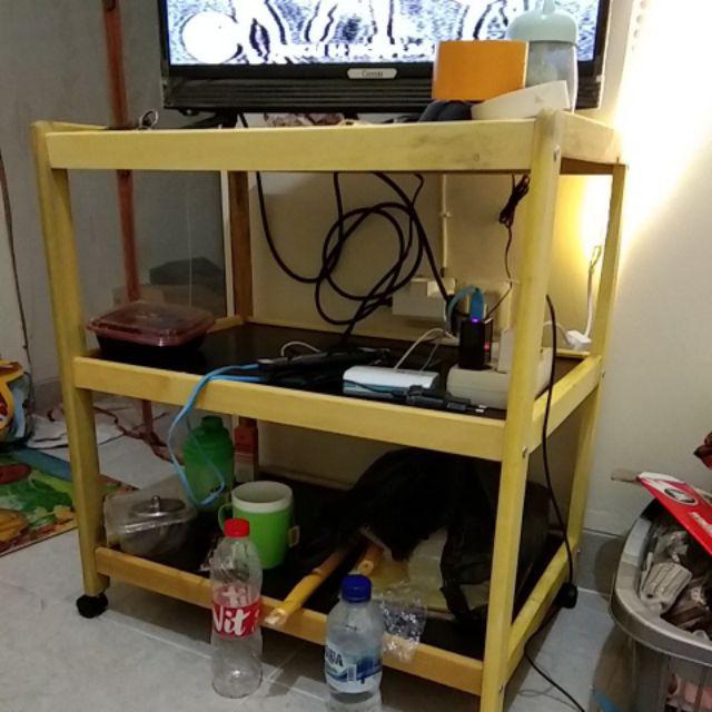 Promo! Murah! Tempat Tv Meja Tv / Rak Tv Kayu / Bufet Tv Kayu Roda