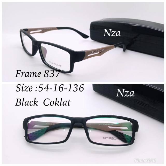 Frame Kacamata Pria Sporty &amp; Trendy | Kaca mata Minus | Kacamata Anti Radiasi | Kaca mata Terbaru