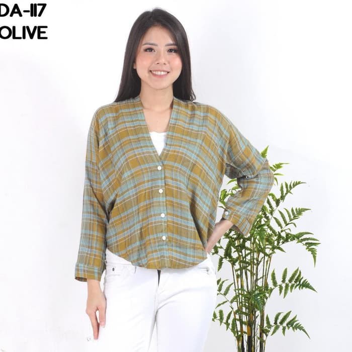 Pakaian Fashion Wanita Belle Fashion Baju Blouse Atasan Tangan Panjang