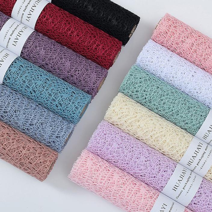 

✤ [50 x 450 CM] Flower Mesh Korean Jaring Besar / Polynet FW-EA ❉