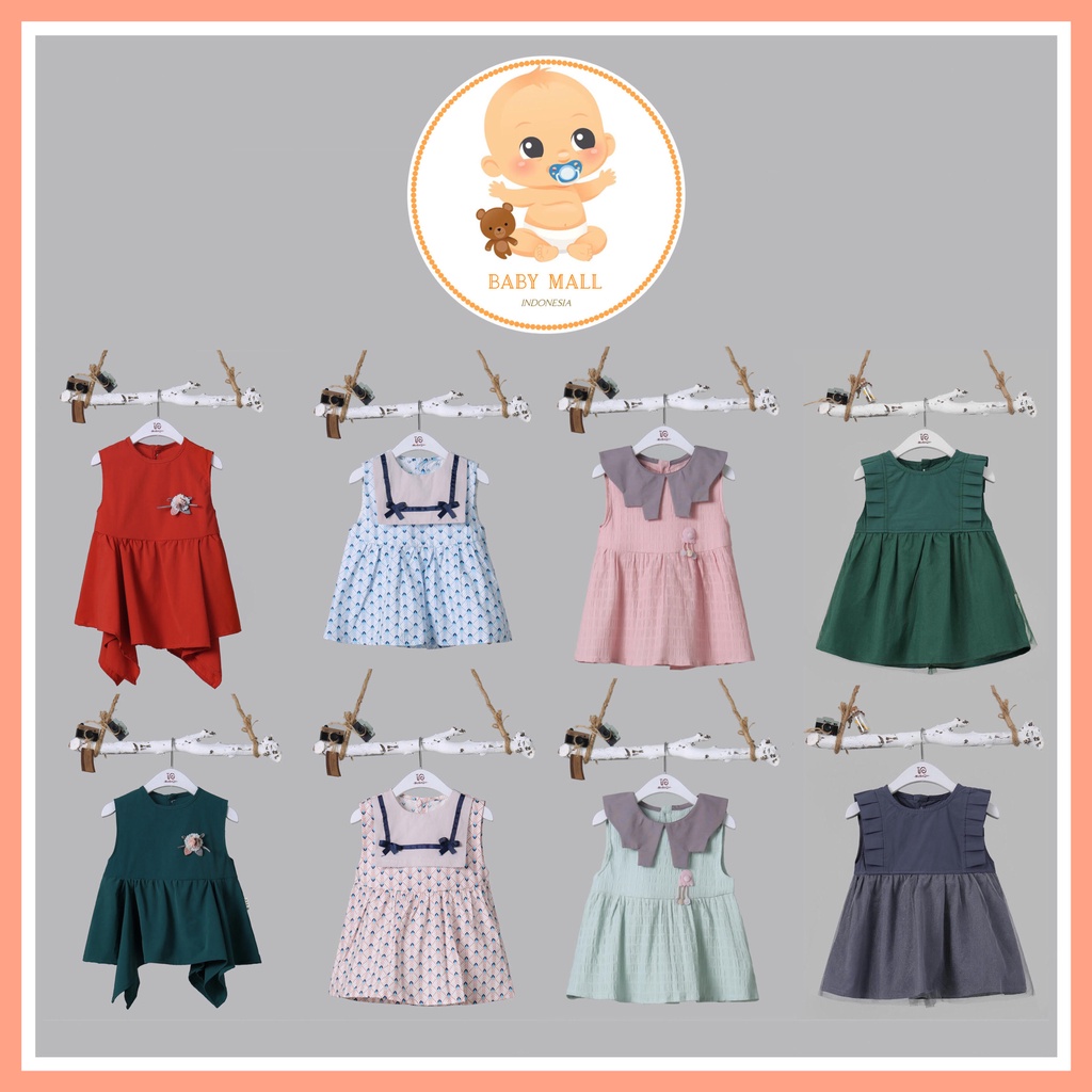 Babymall.id✨ MBQ KOREAN DRESS Vol.1 Baju Dress Korea Anak Bayi Perempuan 100% IMPOR PREMIUM