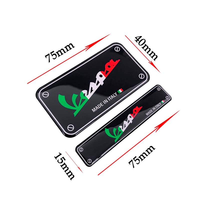 3D Motorcycle Decal Italy Stickers Replace Logo Sticker Case for PIAGGIO VESPA GTS GTV LX LXV 125 250 300 Ie Super