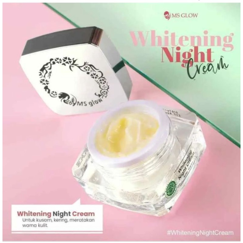 MS GLOW WHITENING NIGHT CREAM