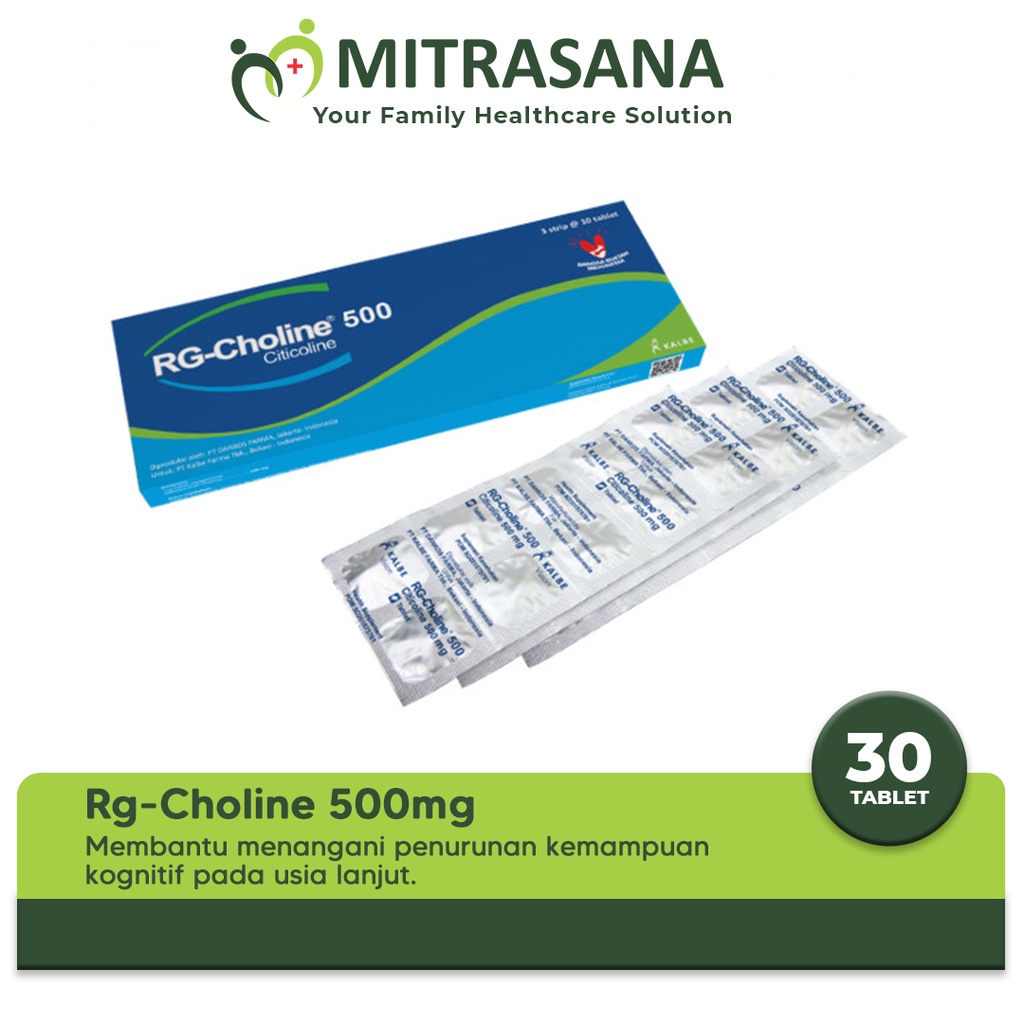 RG Choline 500 Mg 30 Tablet