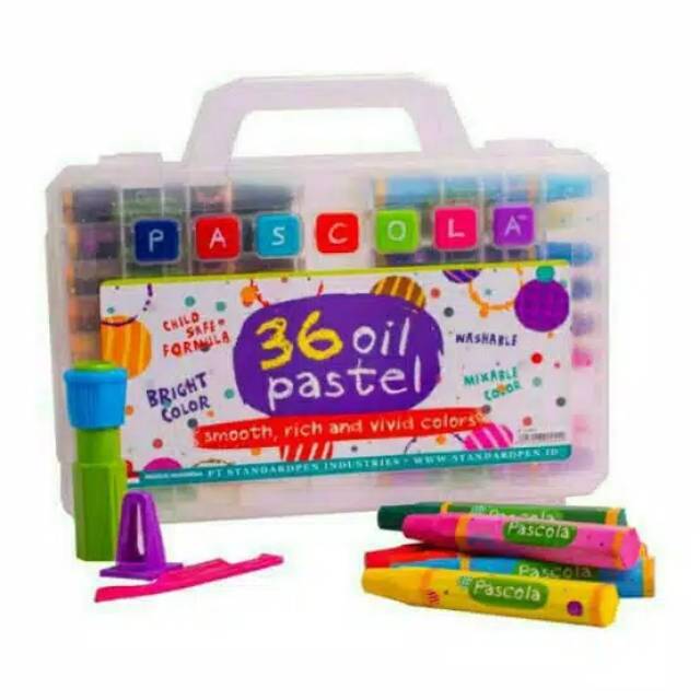 

Crayon Pascola 36 Warna Oil Pastel Child Safe