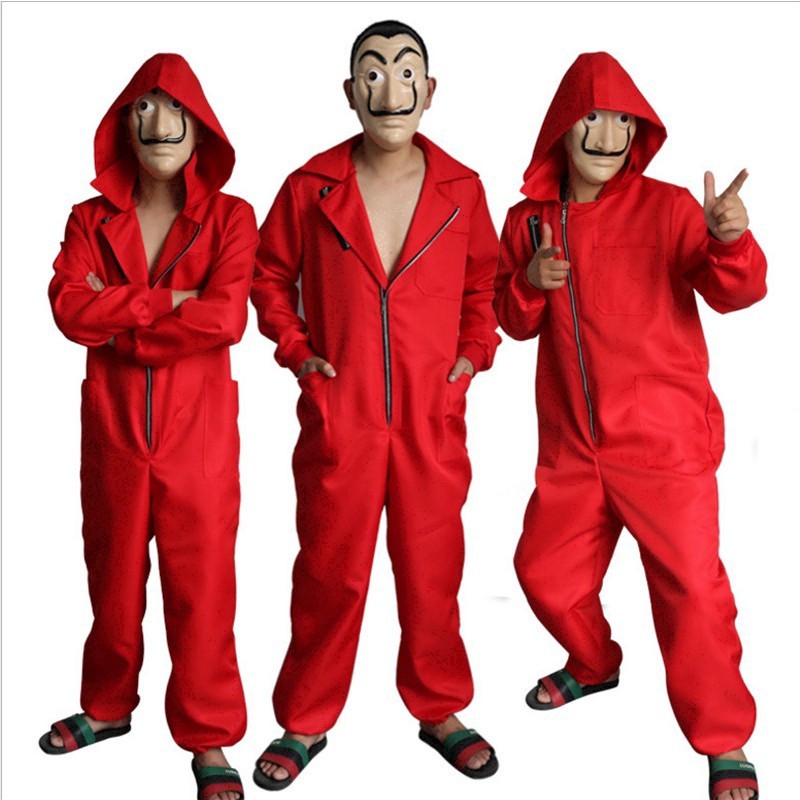 Kostum Money Heist cosplay halloween