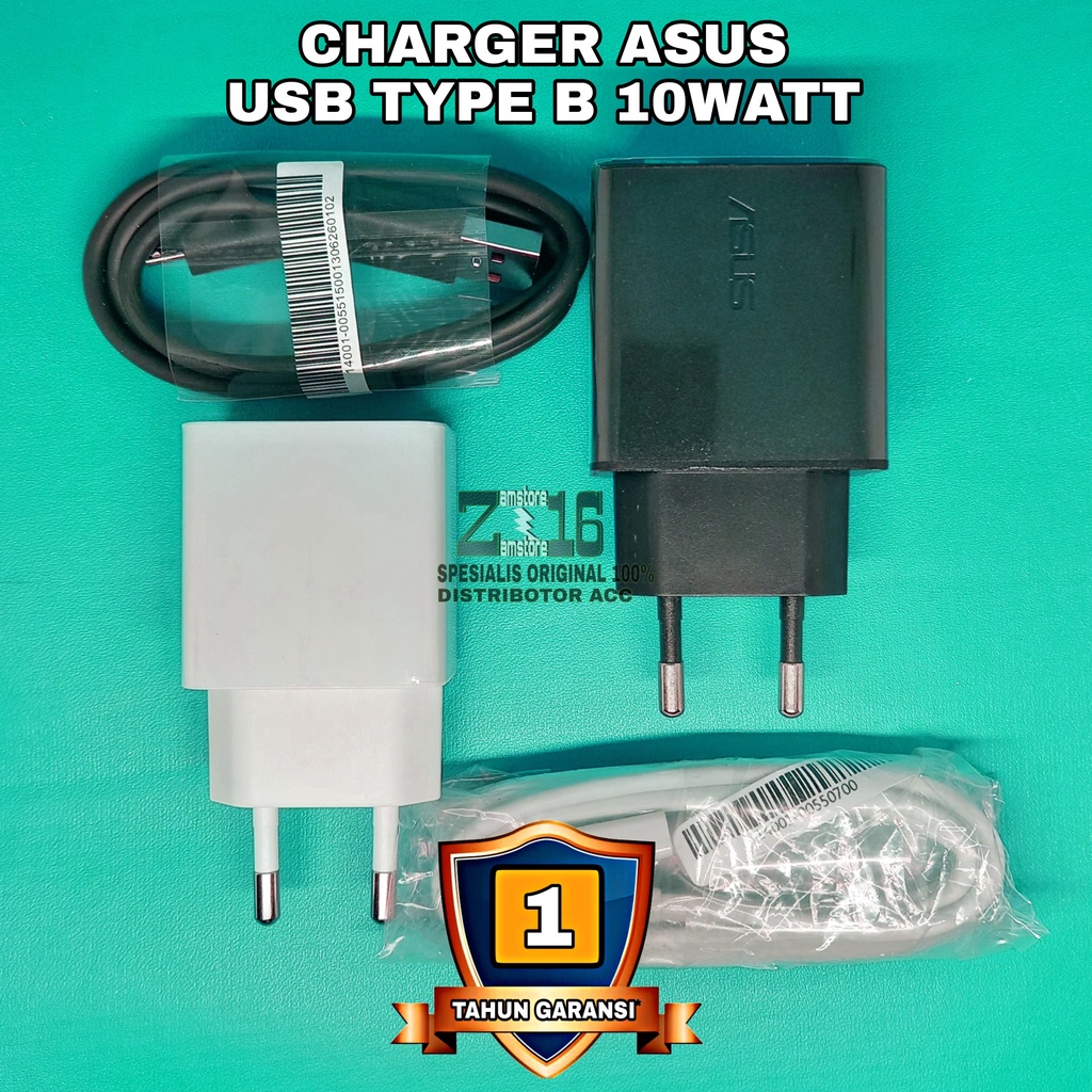 Carger casan asus zenfone 5v-2a putih original 100% cas ori bawaan hp