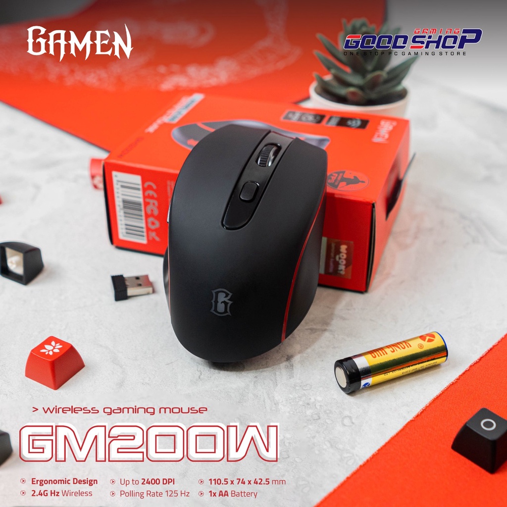 GAMEN GM200W - Mouse Gaming Wireless