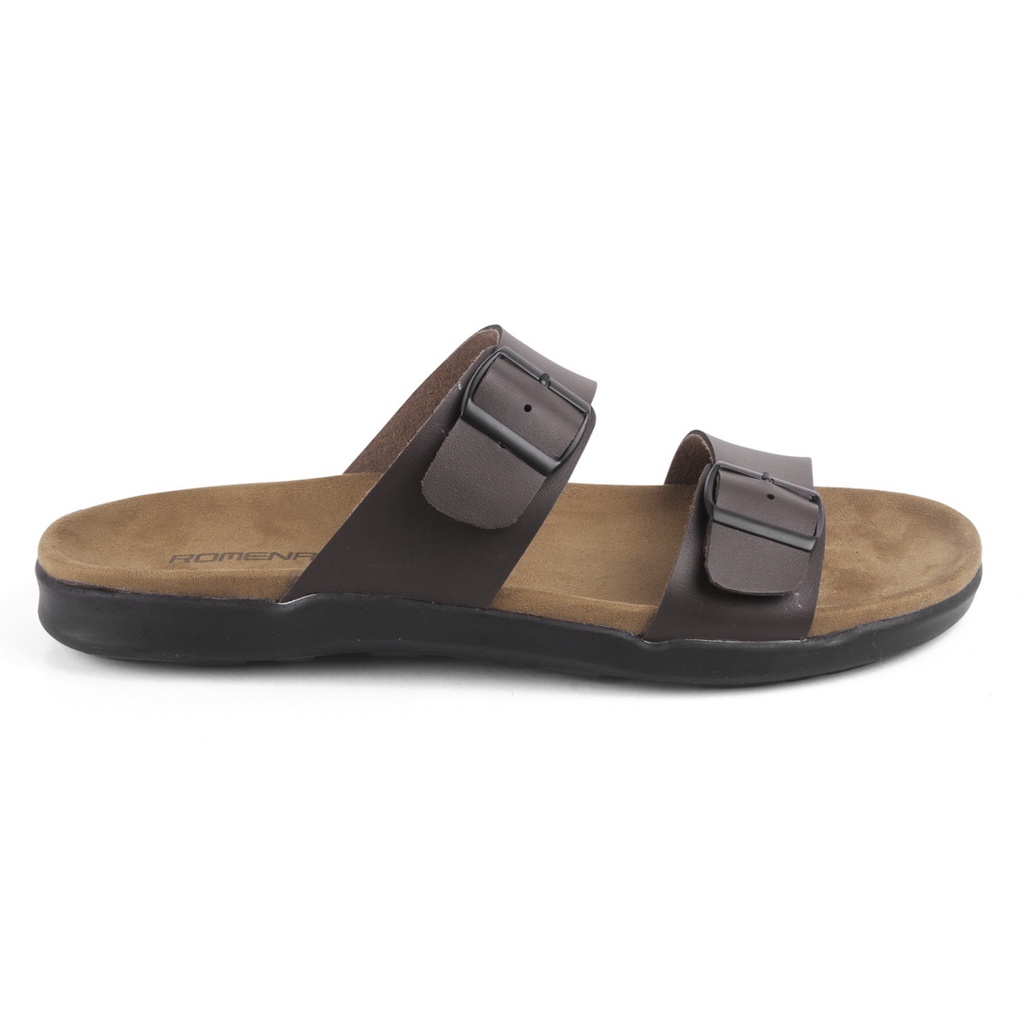 Sandal Pria Romenaco R112 Black Brown