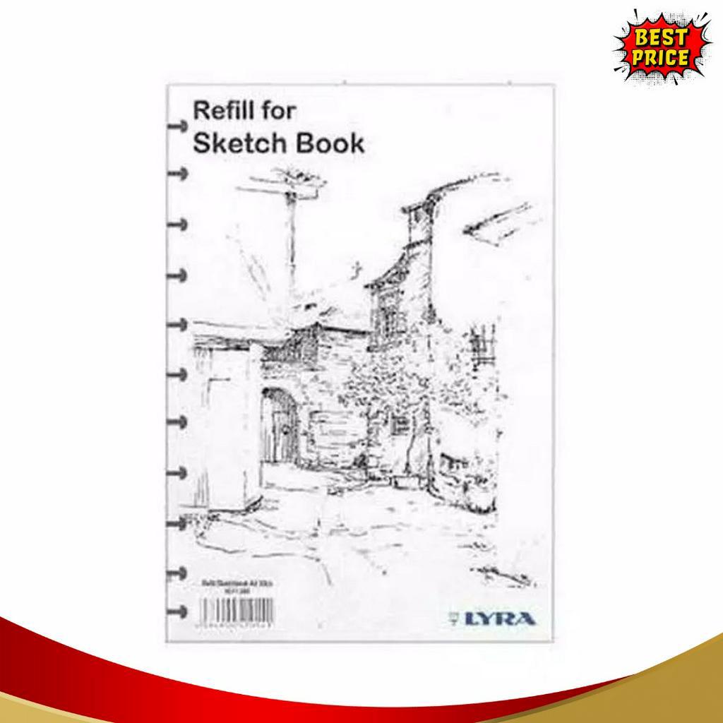 

TERBATAS Refill Isi Ulang Sketch Book Lyra A4 Buku Sketsa 3 Sheets Buku Gambar