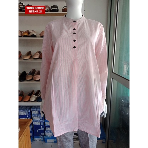 TUNIK WANITA THREE COINS TC BRANDED MATAHARI MURAH TNKTC0975