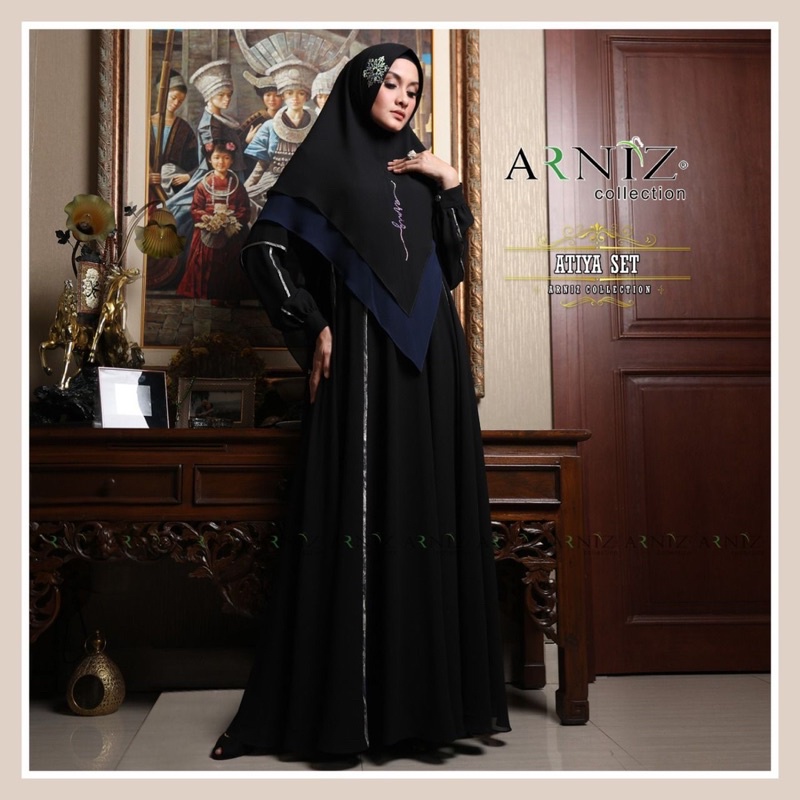 Atiya Set Syari Original By ARNIZ Collection