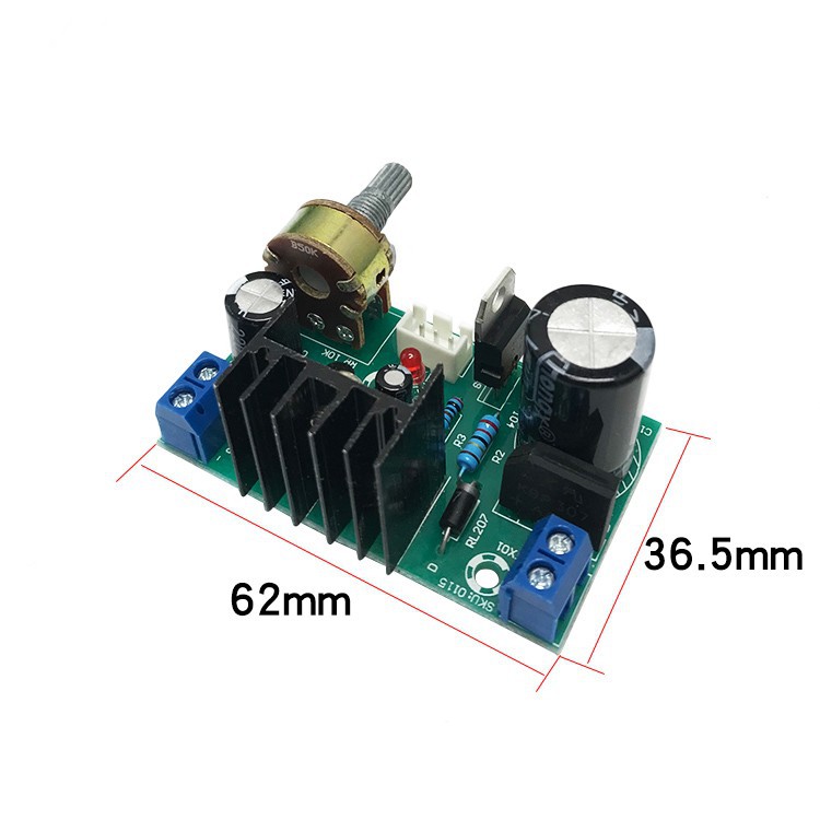 Power supply voltage regulator LM317 1.5A1.25V-37V (040)