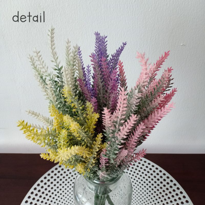 Artificial Snowy Lavender / Artifisial Lavender