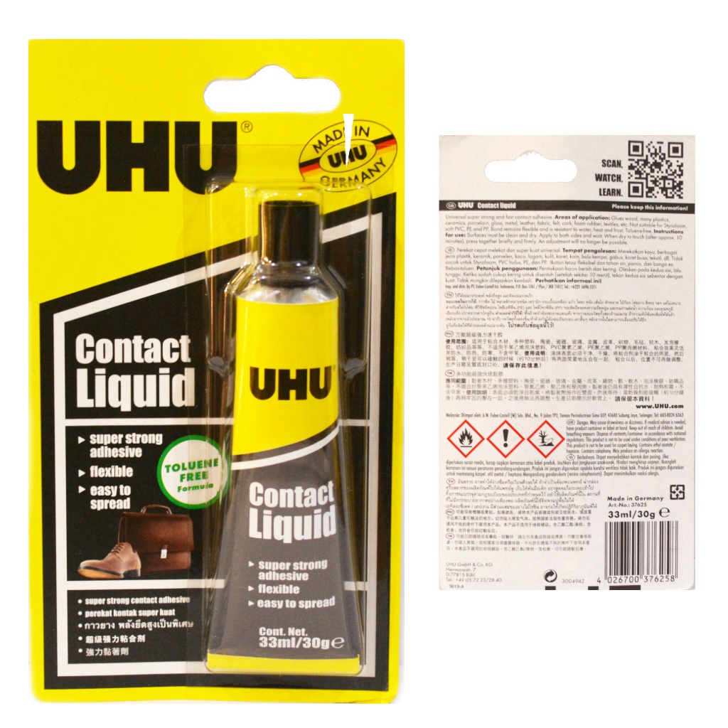 

LEM UHU CONTACT LIQUID 33ml/33g BLISTER