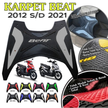 KARPET MOTOR BEAT 2012 SD 2021 Aksesoris Motor Beat