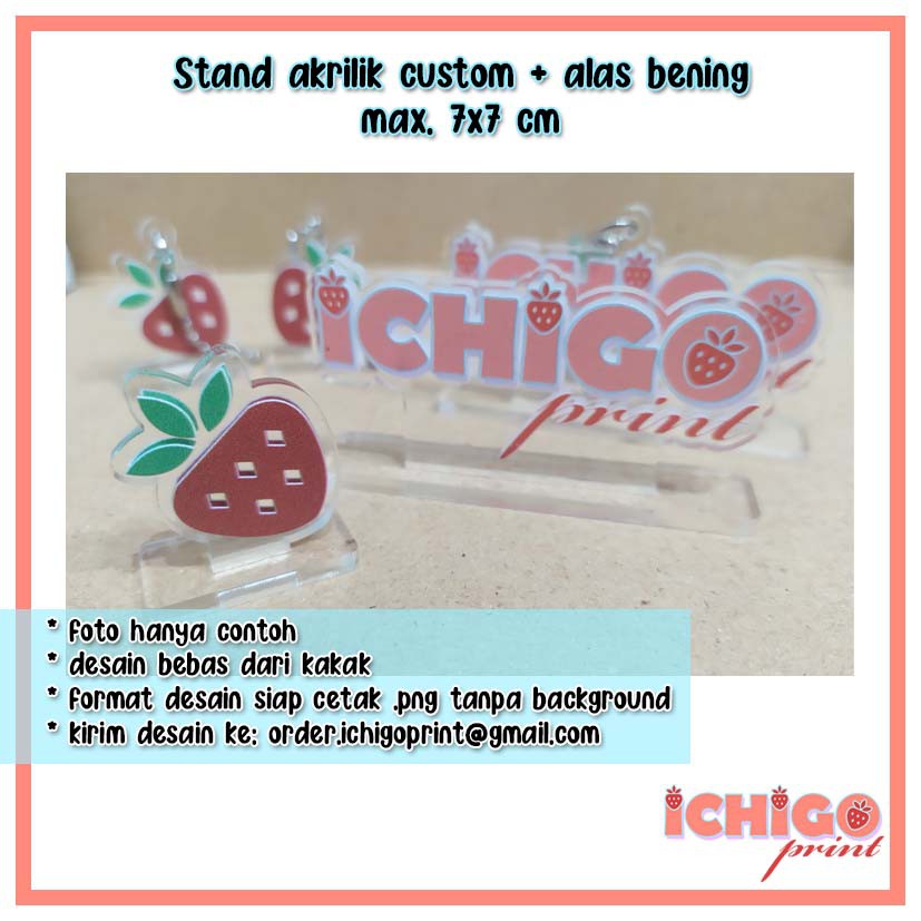 

Standee Akrilik Custom 7cm 2 Sisi 10pcs