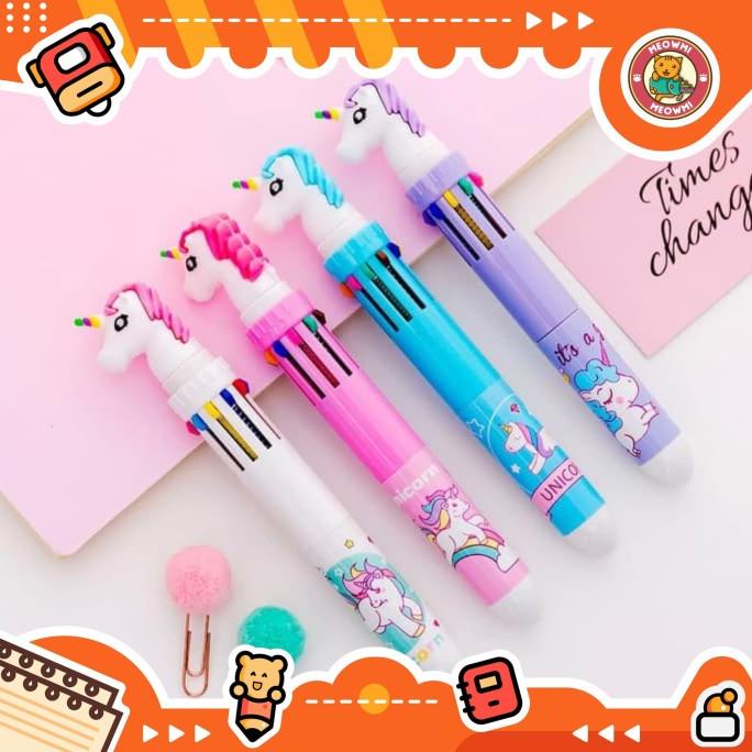 

~~~~~] Pulpen Mekanik 10 warna Unicorn PP0036