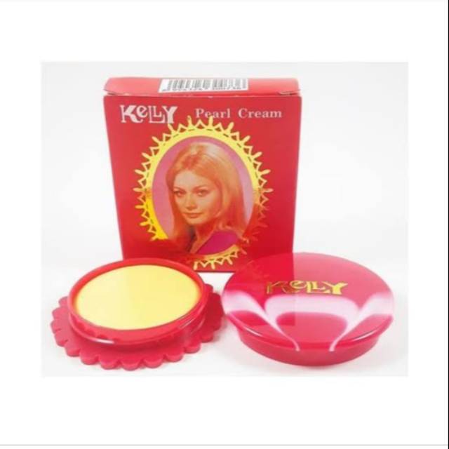 Kelly Pearl Cream Bedak Pemutih Wajah