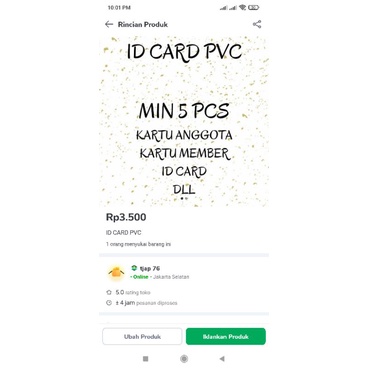 

cetak Id Card PVC