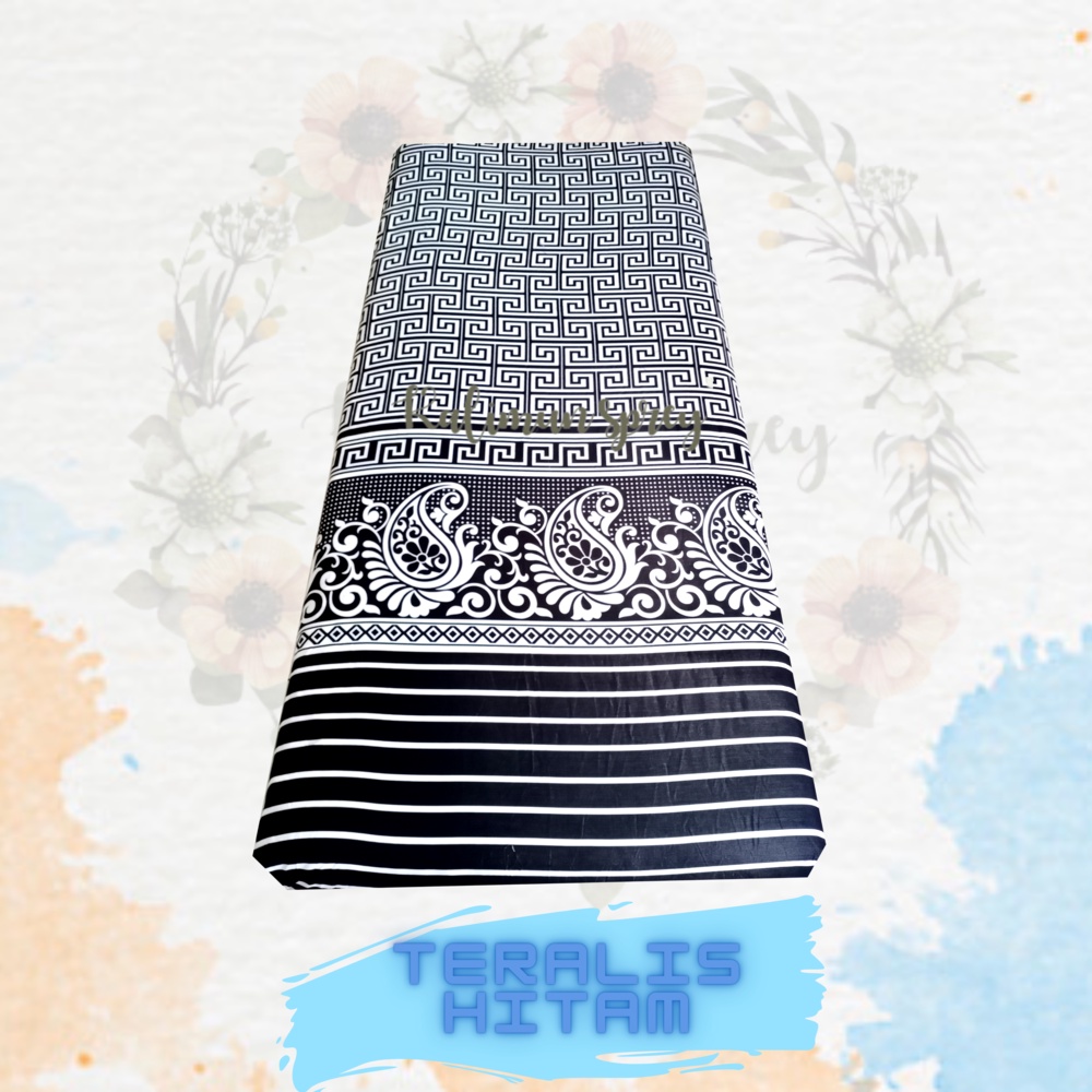 Sprei Motif Aesthetic Kotak Monochrome Homemade 120 x 200 x 15 120 x 200 x 20 No 3 Double Size Murah Promo