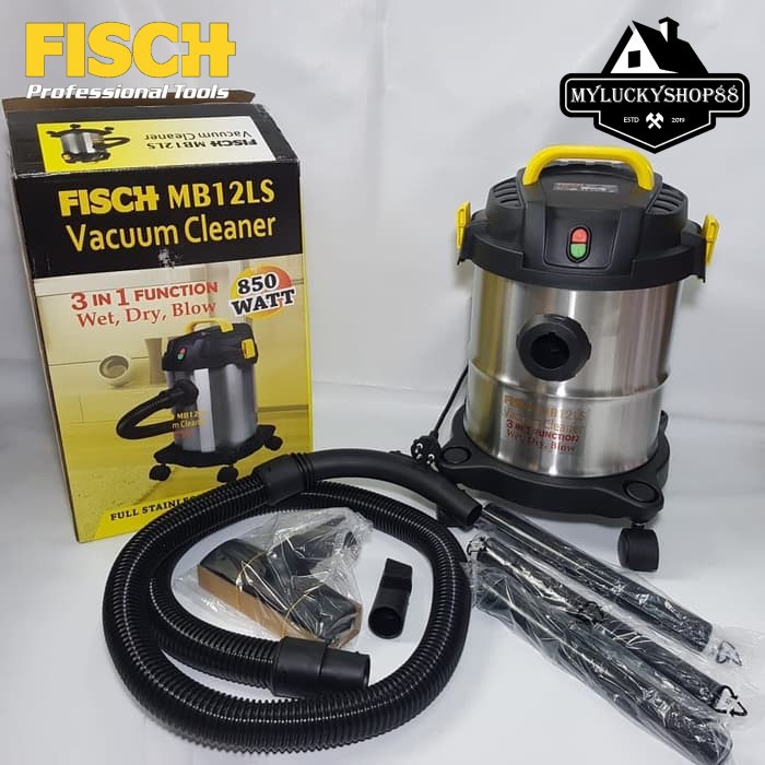 FISCH MB 12 LS Vacuum Cleaner 850 Watt - MB12LS Vacum 3 in 1 850W