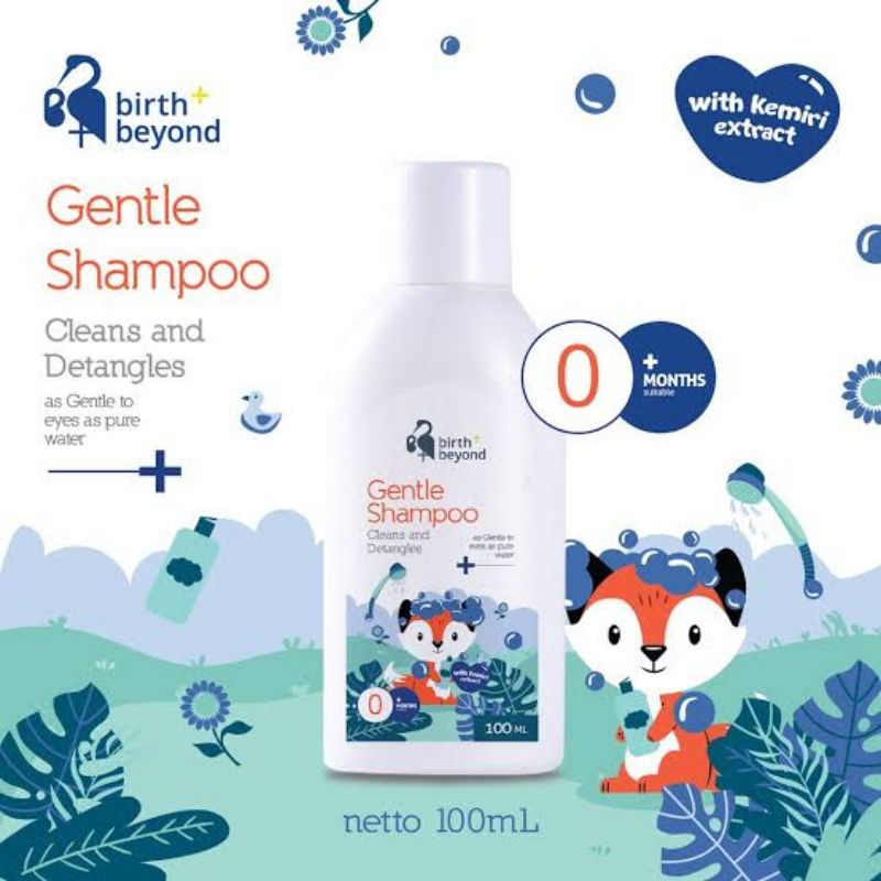 Birth Beyond Gentle Shampoo 100 ml / Shampo Bayi / Shampo Birth Beyond