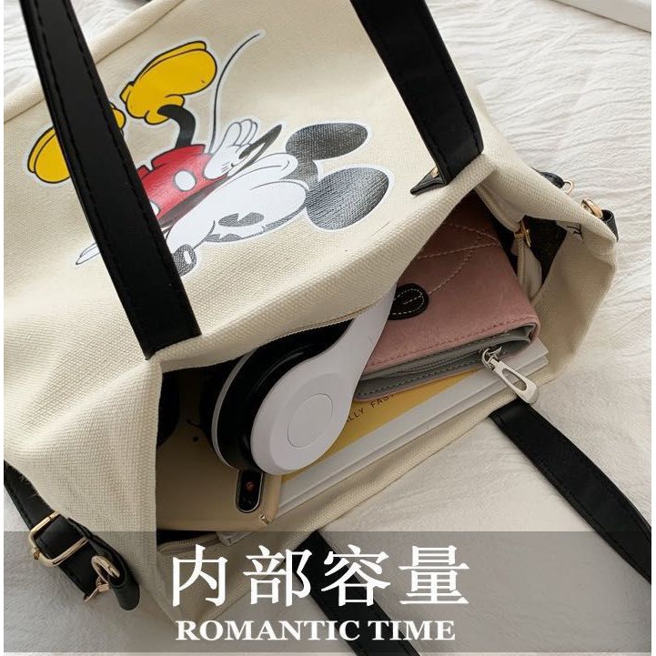 AND COD T181 TAS TOTEBAG WANITA MOTIF KARTUN WOMEN BAG FASHION KOREA TERLARIS GROSIR IMPORT MURAH COD